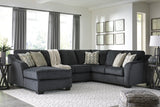 Manor Slate Fabric Sectional