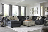 Manor Slate Fabric Sectional