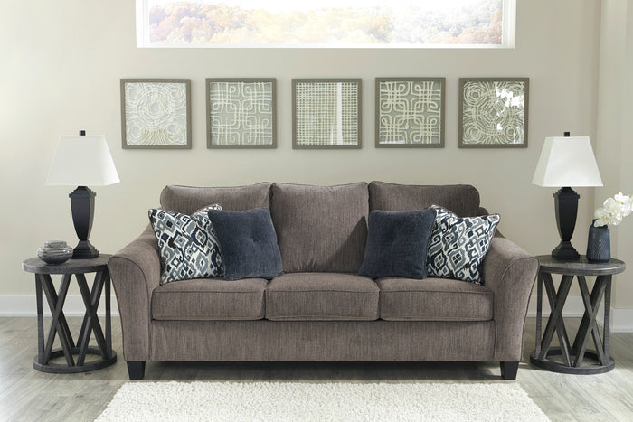 Malorie Slate Living Room Collection with Optional Queen Sleeper