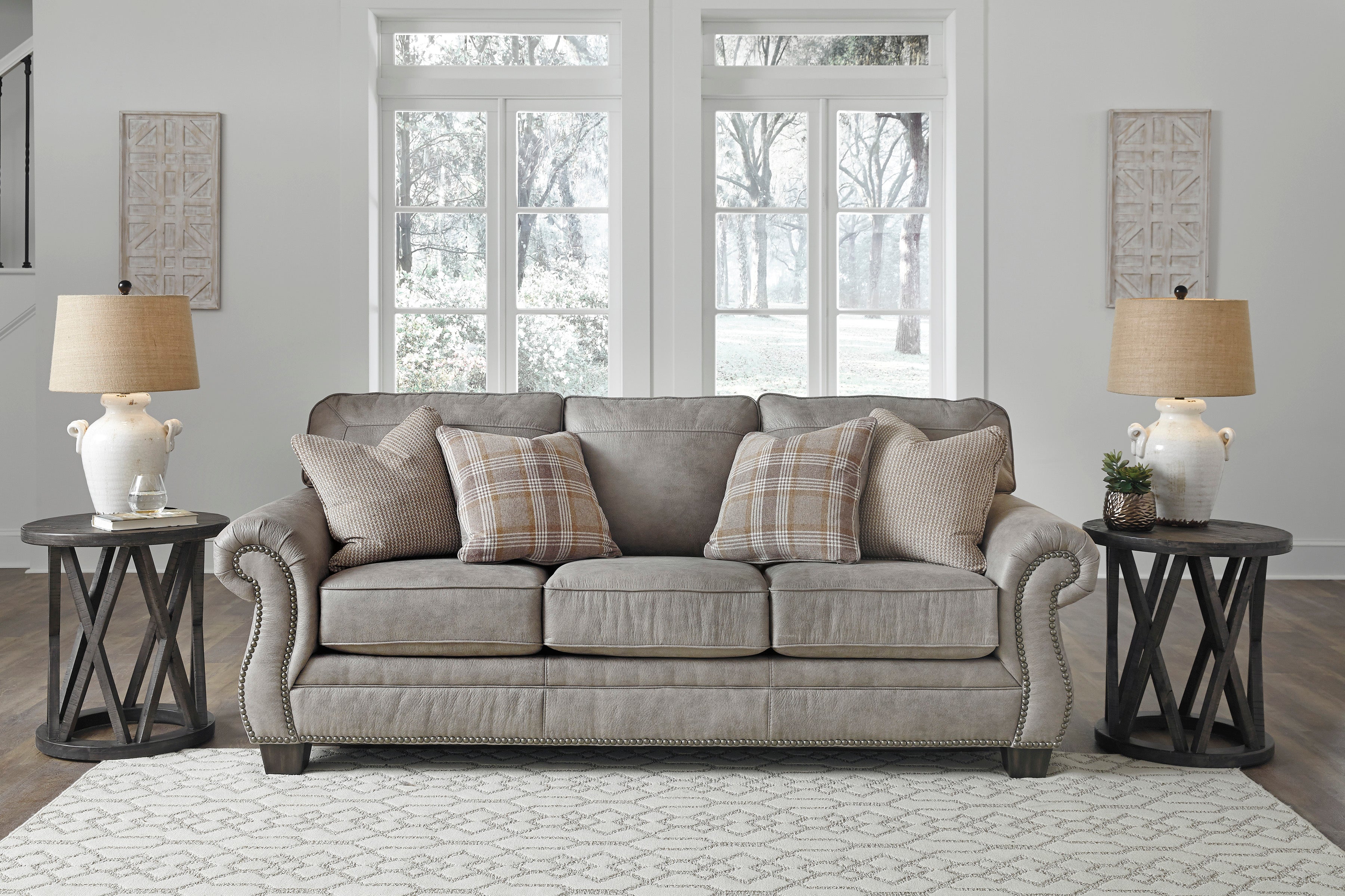 Olson Traditional Fabric Living Room Collection with Optional Queen Sleeper