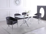 Xavier Glass Dining Table in 3 Finishes