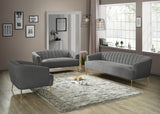 Marie Velvet Living Room Collection in 5 Color Options