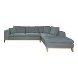 Sia Mid Century Modern Fabric Sectional