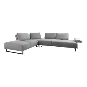 Adele Fabric Sectional with Adjustable Back Rests