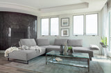 Adele Fabric Sectional with Adjustable Back Rests