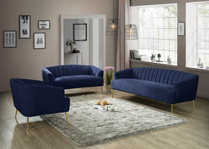 Marie Velvet Living Room Collection in 5 Color Options