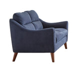 Gaines Navy Fabric Living Room Collection