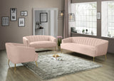 Marie Velvet Living Room Collection in 5 Color Options