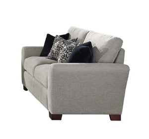 Braxton Grey Fabric Living Room Collection