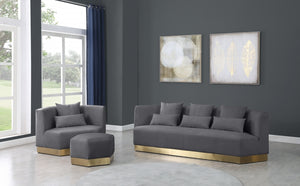 Marcy Velvet Living Room Collection in 4 Color Options