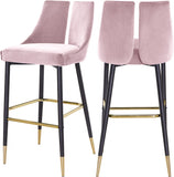 Lincoln Velvet Barstool in 6 Color Options