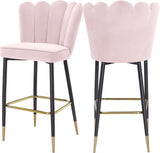 Lynette Velvet Barstool in 6 Color Options