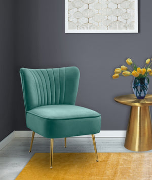 Tesla Velvet Accent Chair in 5 Color Options