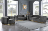 Melvin Velvet Living Room Collection in 7 Color Options