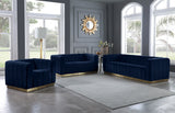 Melvin Velvet Living Room Collection in 7 Color Options