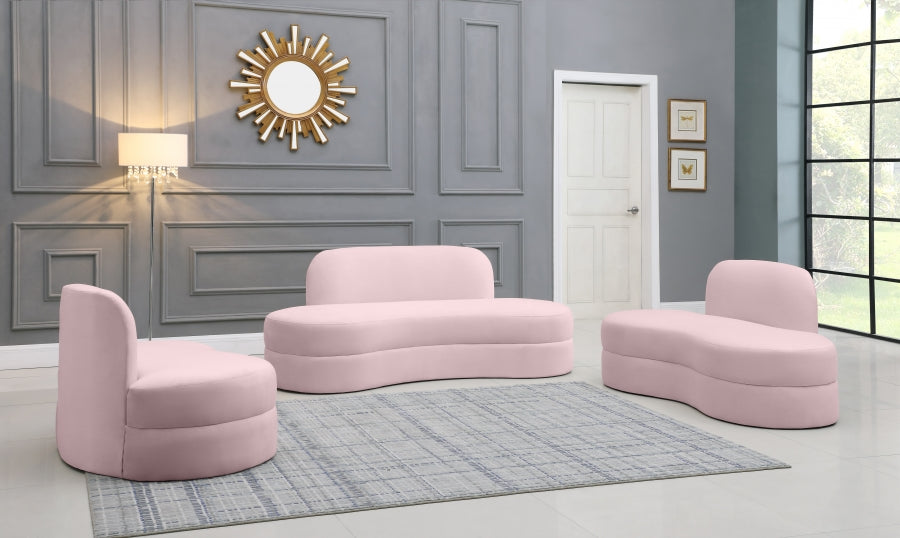 Minzy Velvet Living Room Collection in 6 Color Options