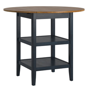 Antique Drop Leaf Counter Height Table in 7 Color Options