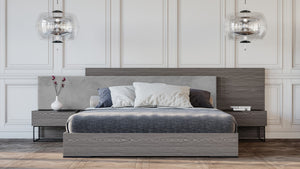 Enola Italian Modern Grey Oak Bedroom Collection