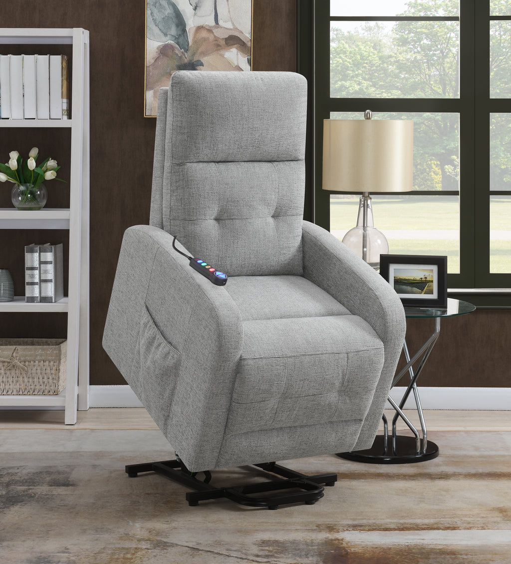 Fabric Power Lift Recliner Chair in 2 Color Options