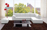 Adam Italian Leather Sectional in 4 Color Options