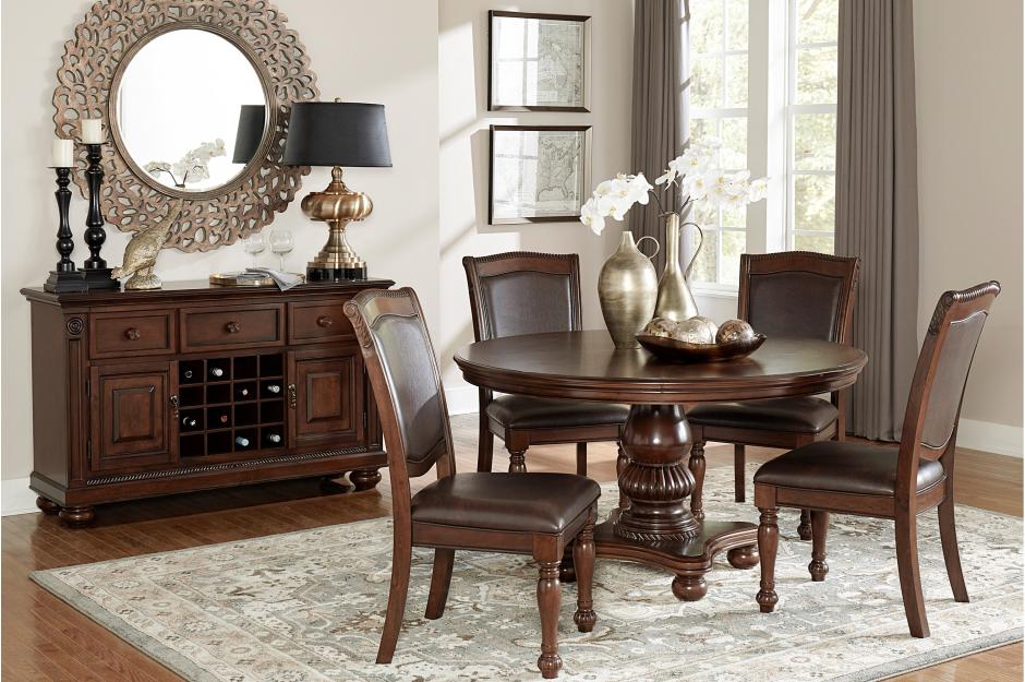Lauren Traditional Round Dining Room Collection