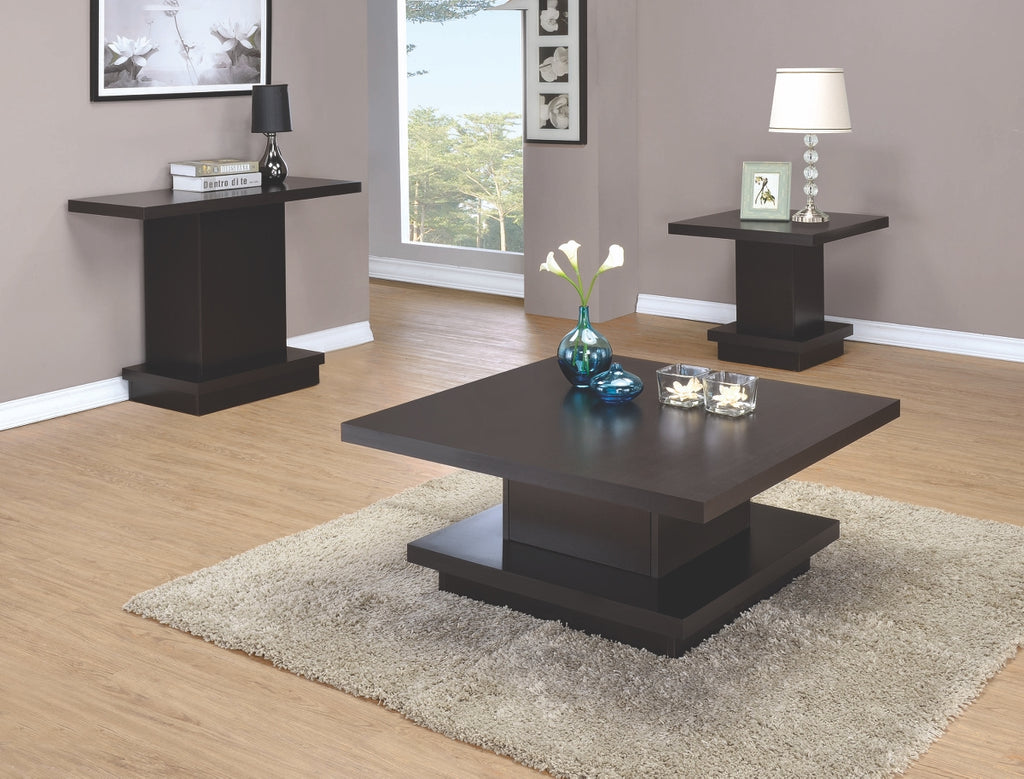 Contemporary Pedestal Occasional Table Collection