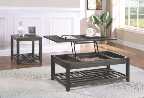 Bryce Grey Lift Top Storage Occasional Tables Collection