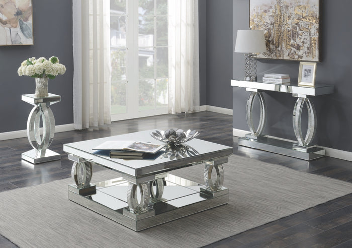 Vina Mirrored Occasional Tables Collection