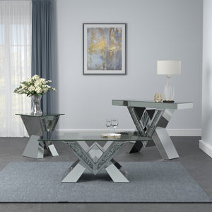 Contemporary Mirrored Occasional Collection