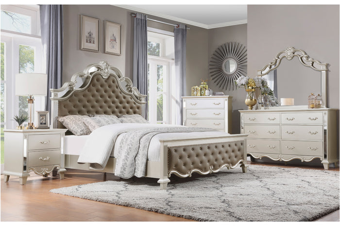 David Traditional Champagne Bedroom Collection