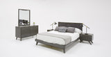 Rosa Mid Century Modern Bedroom Collection in Walnut or Grey