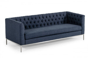 Grazia Modern Tufted Fabric Sofa