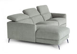 Lulu Grey Fabric Power Reclining Sectional