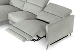 Lulu Grey Fabric Power Reclining Sectional