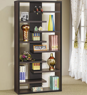 Cappuccino Display Cabinet / Bookcase