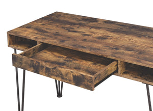Industrial Antique Writing Desk with Storage Drawer