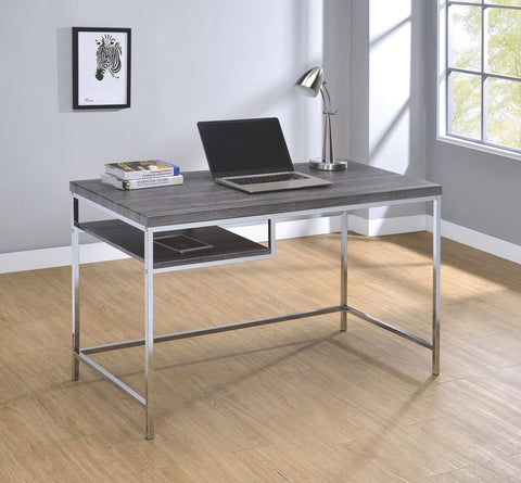 Kramer Weathered Grey Writing Desk