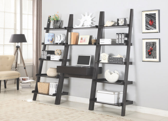 Elle Ladder Writing Desk in Cappuccino