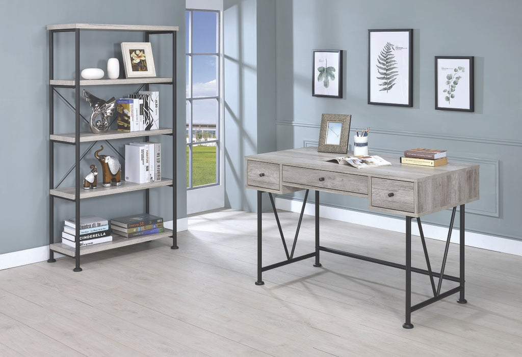 Analise Industrial Writing Desk in 2 Finishes