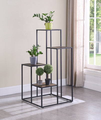 Industrial 4-Tier Bookcase