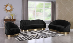Cheryl Velvet Living Room Collection in 4 Color Options
