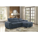 Freya Pull Out Sleeper Sectional in 3 Color Options