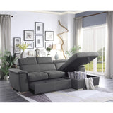 Freya Pull Out Sleeper Sectional in 3 Color Options