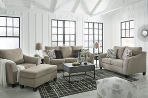 Barney Taupe Living Room Collection with Optional Queen Sleeper
