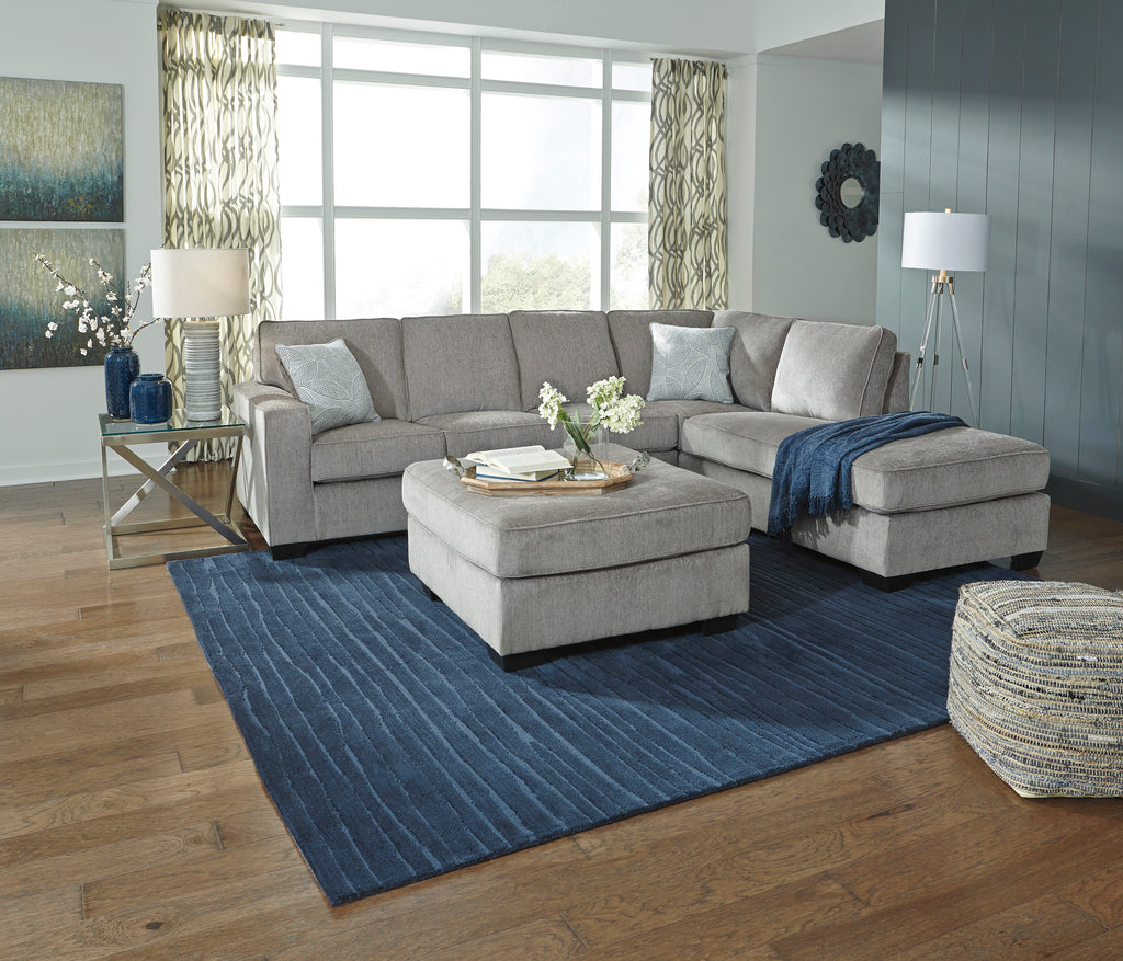 Terrence Fabric Sectional with Optional Full Sleeper in 2 Color Options