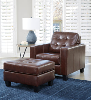 Elton Leather Living Room Collection with Optional Queen Sleeper