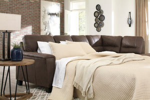Navis 2 Piece Sectional with Optional Sleeper in 2 Color Options