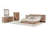 Mathis Italian Modern Walnut Bedroom Collection