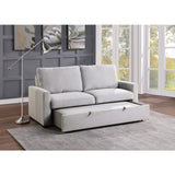 Priscilla Grey Convertible Sleeper Sofa