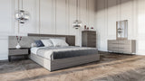 Enola Italian Modern Grey Oak Bedroom Collection